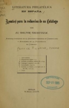 Cover of Literatura philatélica en España