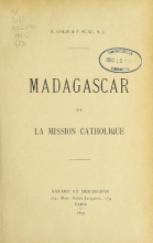 Cover of Madagascar et la mission catholique