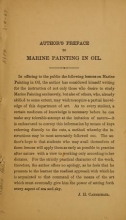 Cover of Marine and landscape painting in oil