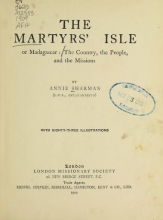 Cover of The martyrs' isle, or Madagascar