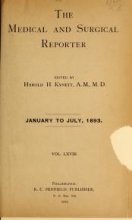 Cover of The Medical and surgical reporter