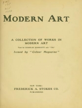 Cover of Modern art