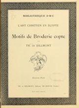 Cover of Motifs de broderie copte