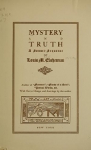 Cover of Mystery and truth