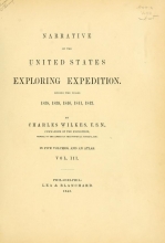 Cover of Narrative of the United States Exploring Expedition