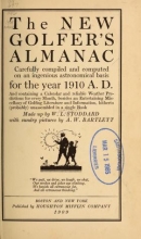 Cover of The new golfer's almanac