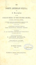 Cover of The North American sylva v.3 (1853)
