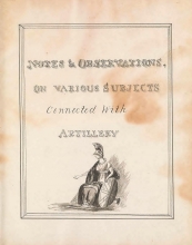 Cover of Notes and observations on various subjects connected with artillery