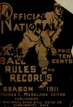 Cover of Official national baseball guide