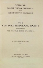 Cover of Official Robert Fulton exhibition of the Hudson-Fulton Commission