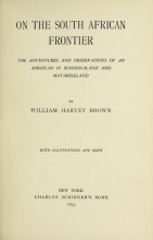 Cover of On the South African frontier