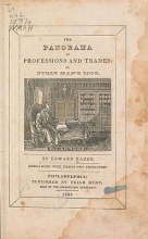 Cover of The panorama of professions and trades