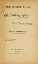 Cover of Petit inventaire illustré de la Chalcographie du Musée national du Louvre 