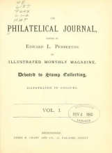 Cover of The Philatelical journal