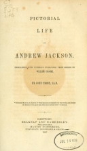 Cover of Pictorial life of Andrew Jackson