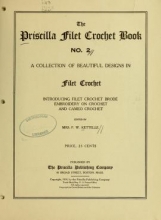 Cover of The Priscilla filet crochet book, no. 2