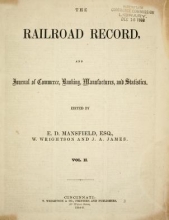 Cover of Railroad record
