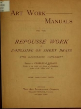 Cover of Repoussé work or embossing on sheet brass