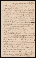 Cover of Robert Fulton letter to Robert R. Livingston, dated New York, 29 August 1807