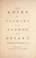 Cover of The ruins of Palmyra, otherwise Tedmor, in the desart.