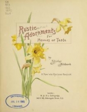 Cover of Rustic adornments for homes of taste