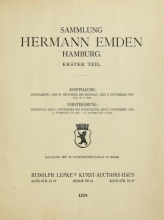 Cover of Sammlung Hermann Emden, Hamburg
