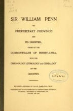 Cover of Sir William Penn