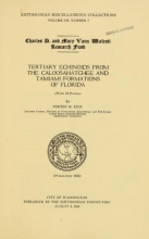 Cover of Smithsonian miscellaneous collections