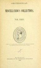 Cover of Smithsonian miscellaneous collections