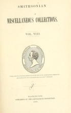 Cover of Smithsonian miscellaneous collections