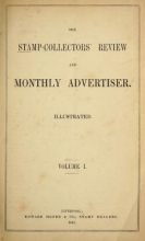 Cover of The stamp-collector's review and monthly advertiser