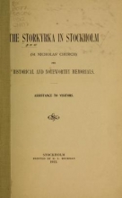 Cover of The Storkyrka in Stockholm