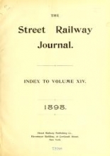 Cover of The Street railway journal