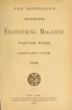 Cover of Van Nostrand's eclectic engineering magazine