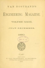 Cover of Van Nostrand's engineering magazine