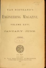 Cover of Van Nostrand's engineering magazine