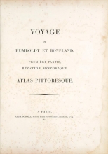 Cover of Vues des Cordillères, et monumens des peuples indigènes de l'Amérique v. 1