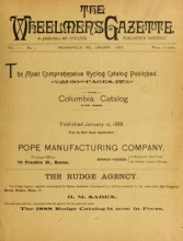 Cover of The Wheelmen's gazette