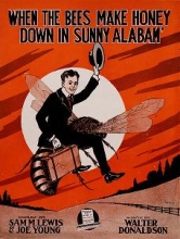 Cover of When the bees make honey down in sunny Alabam'