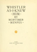 Cover of Whistler as I knew him