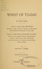 Cover of Whist of to-day