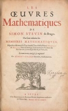 Cover of Les œuvres mathematiques de Simon Stevin de Bruges