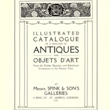 title page of a Spink's Gallery catalogue