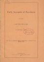 Cover of Early accounts of petroleum in the United States