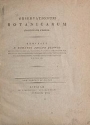 Cover of Observationum botanicarum fasciculus primus