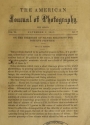 Cover of The American journal of photography