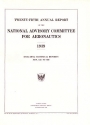 Cover of Annual report - National Advisory Committee for Aeronautics