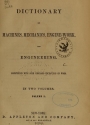 Cover of Appleton's dictionary of machines, mechanics, engine-work, and engineering