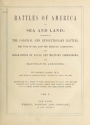 Cover of Battles of America by sea and land