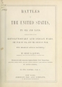 Cover of Battles of the United States, by sea and land